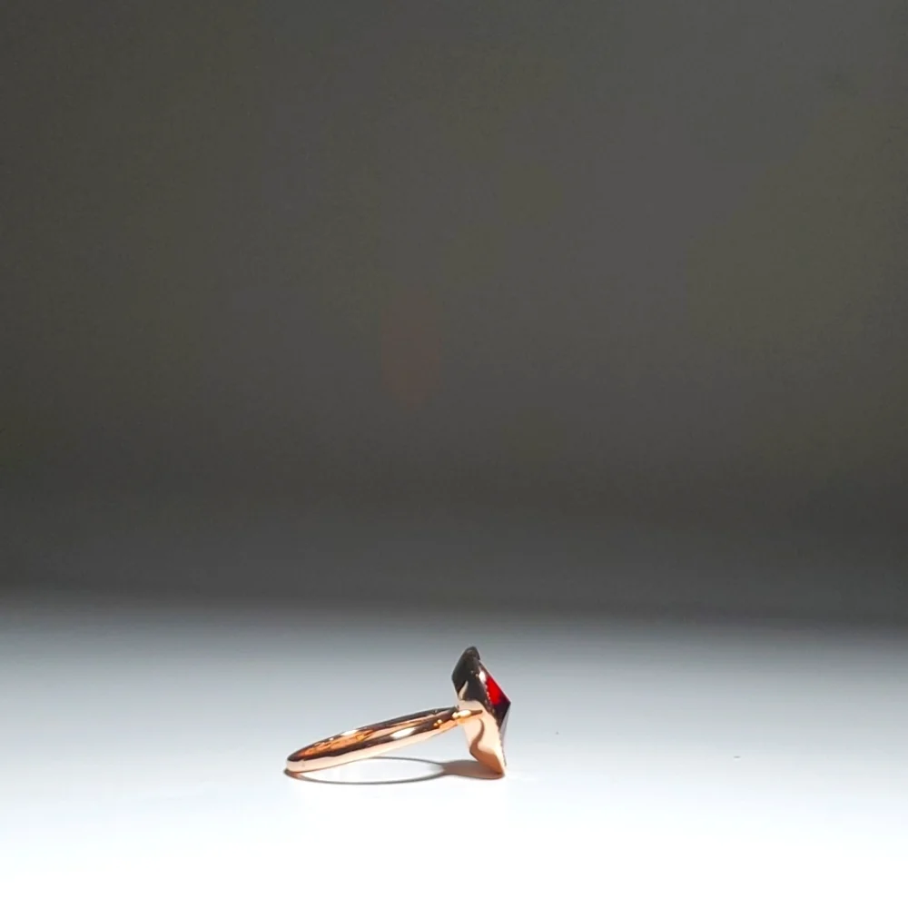 Ted Baker Rada RED Crystal Rivoli Ring - Picture 3 of 4